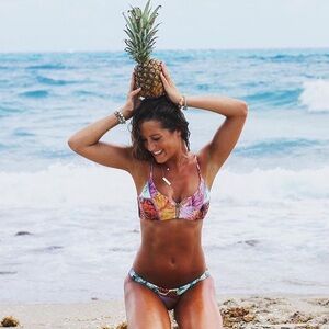 MAAJI Set - Super Fly Palms Bikini Top & Bottom - L/S